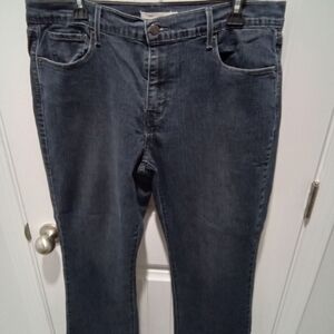 Levi's 505 Women's Plus Size 16 Straight Leg Classic Denim Blue Jeans